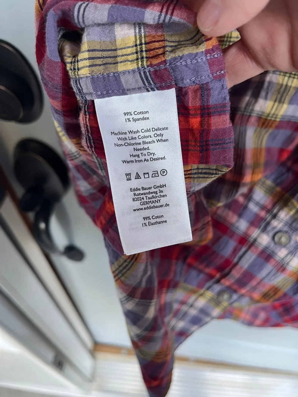 Eddie Bauer plaid Shirt 2x - Picture 4 of 4